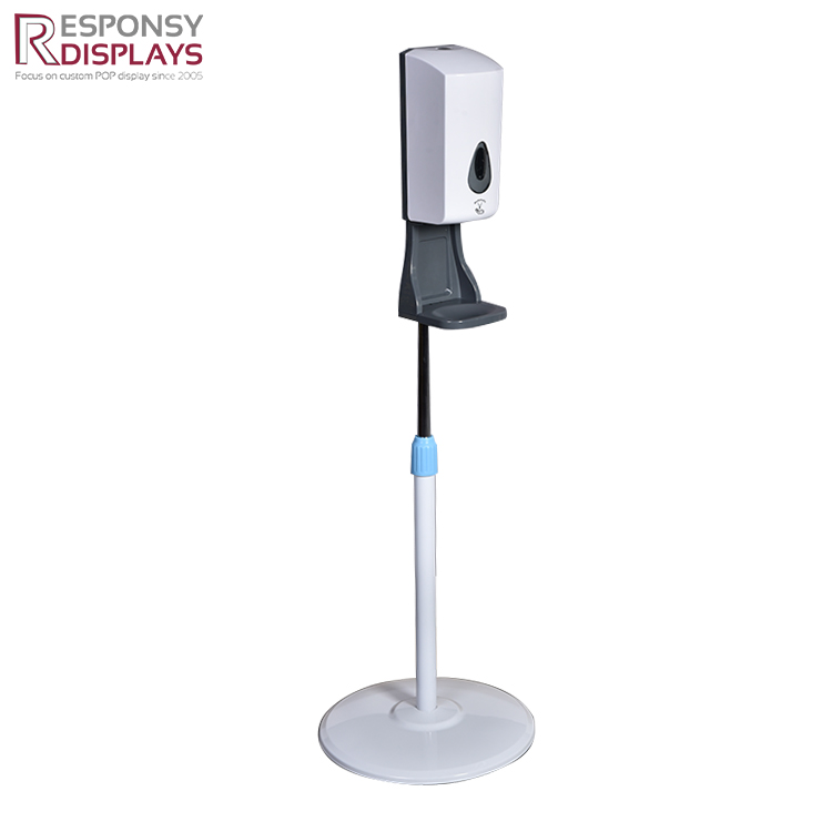 Fashion Design Multi-functional Hand Sanitizer Dispenser And Stand For Public
