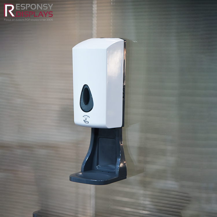 Fashion Design Multi-functional Hand Sanitizer Dispenser And Stand For Public