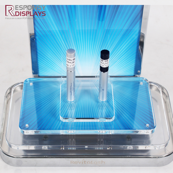Customized Acrylic Countertop Mascara Display Stand Factory Outlet