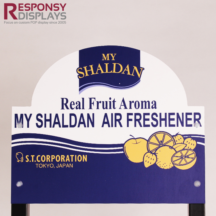 Floor Metal Water Display Rack For Supermarket