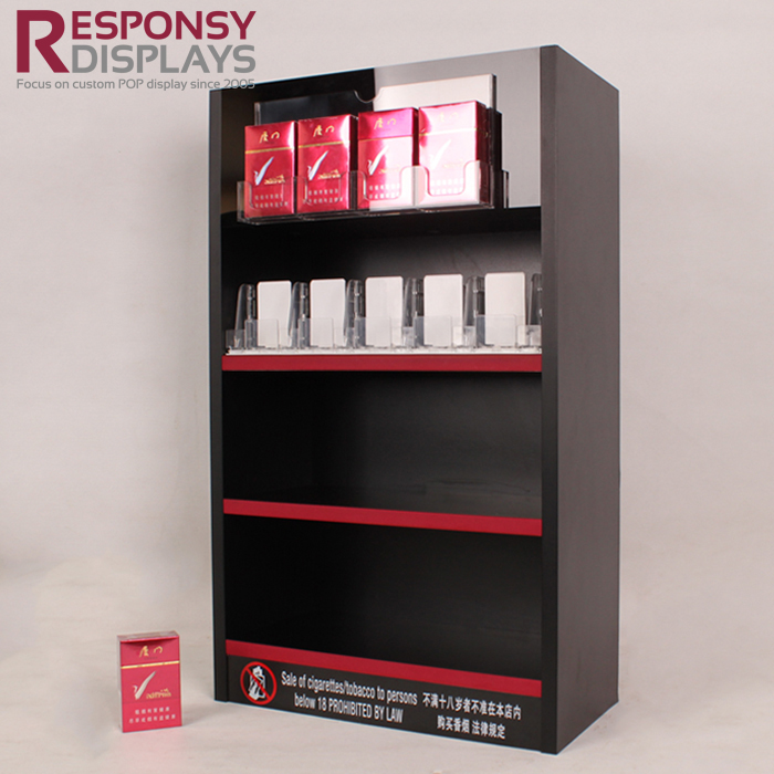 Hot-sale Wooden Counter Table Cigarette Display Use in Shopping Store