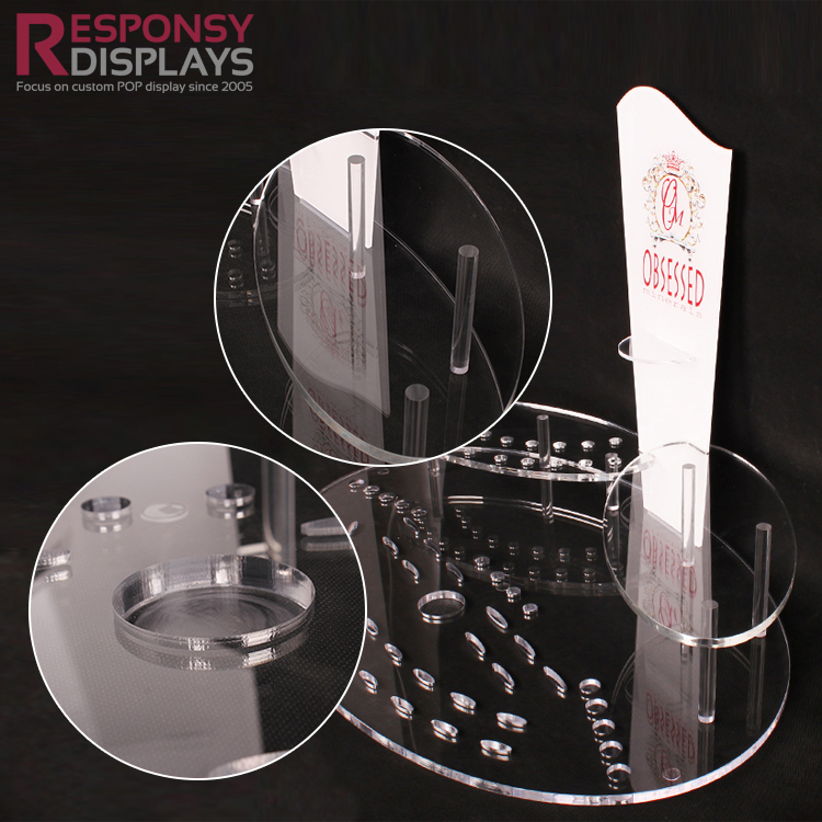 Multifunctional Used in Eye Shadow and Lipstick Acrylic Makeup Counter Display