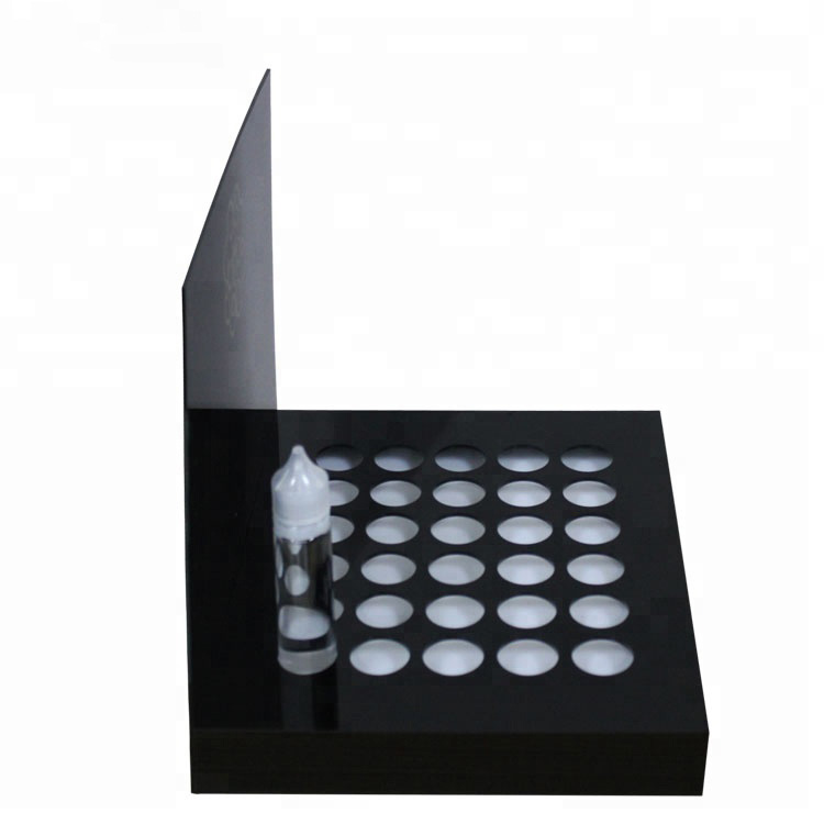 Shopping Mall Counter Backlit Acrylic E-liquid Display Showcase